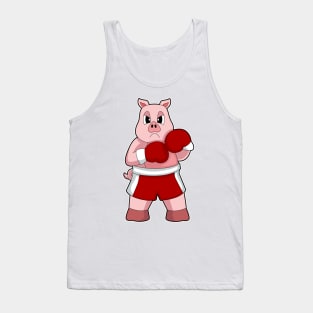 Pig Boxer Boxing gloves Boxing Tank Top